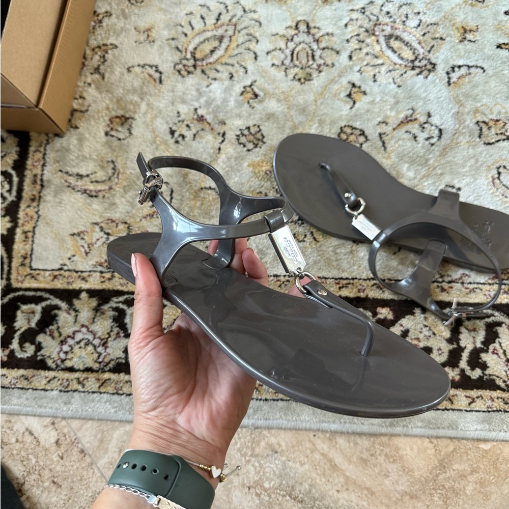Women’s size 9 Coach plastic sandal